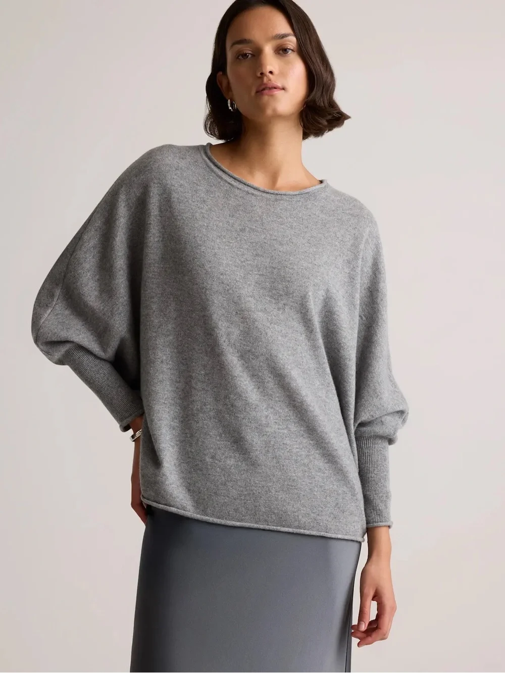 Quince Mongolian Cashmere Batwing Sweater Size S/M - Picture 4 of 9